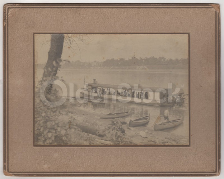 Susquehanna River Great Ice Jam Flood 1904 Antique Disaster Photos on Board Archive