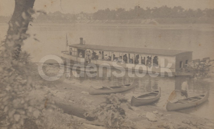 Susquehanna River Great Ice Jam Flood 1904 Antique Disaster Photos on Board Archive