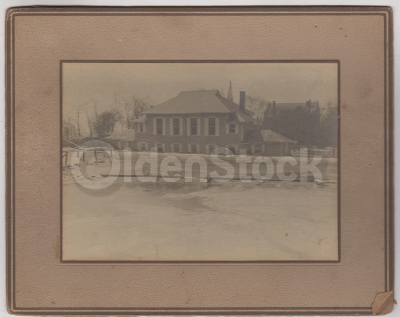 Susquehanna River Great Ice Jam Flood 1904 Antique Disaster Photos on Board Archive