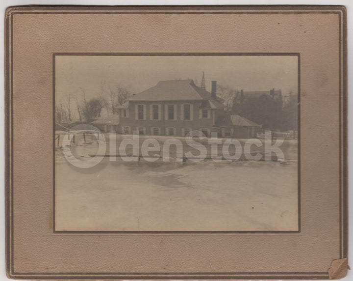 Susquehanna River Great Ice Jam Flood 1904 Antique Disaster Photos on Board Archive