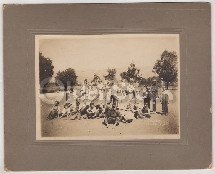 Luther Burbank School Santa Rosa California Antique Recess Class Photo 1913