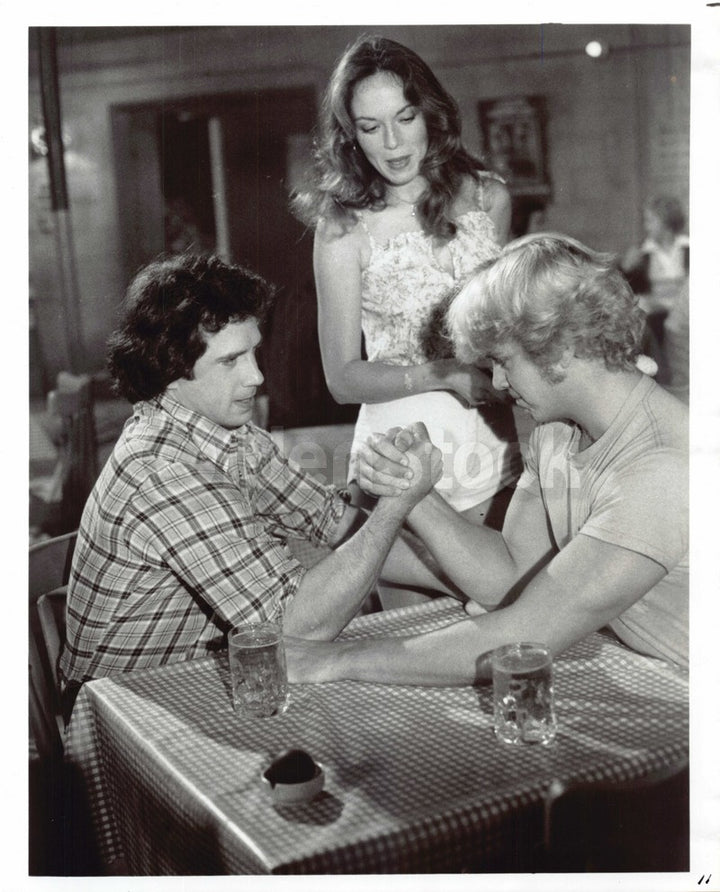 Catherine Bach Dukes of Hazzard Arm Wrestling Vintage TV Still Photo