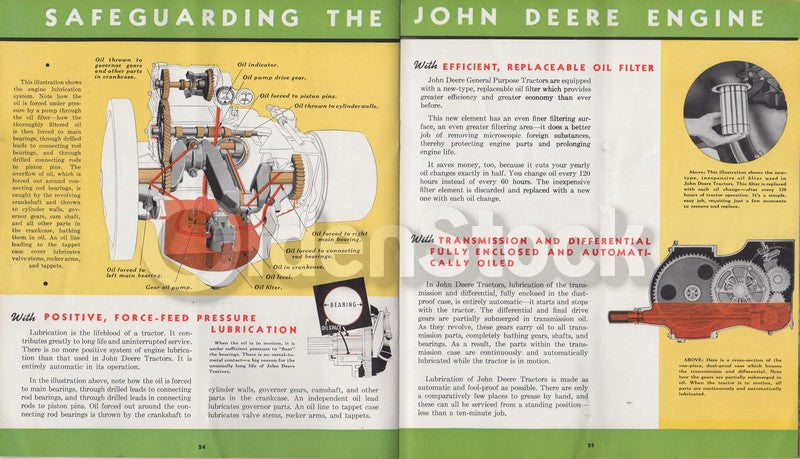 John Deere Tractors Model A B G H Graphic Advertising Sales Catalog 1940