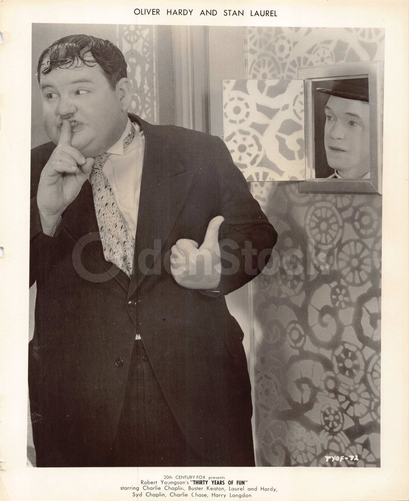 Laurel and Hardy Thirty Years of Fun Movie Still Vintage Comedy Actors Photo