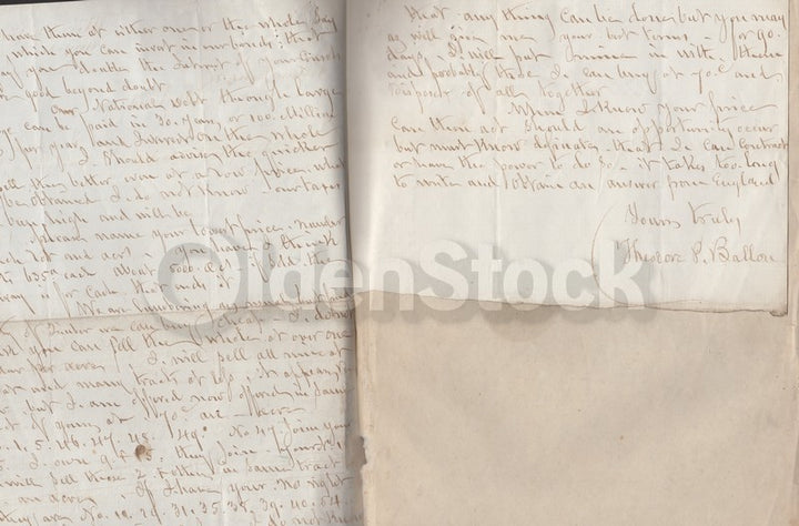 Excellent Civil War Content Letter Nov 1865 Utica NY to England