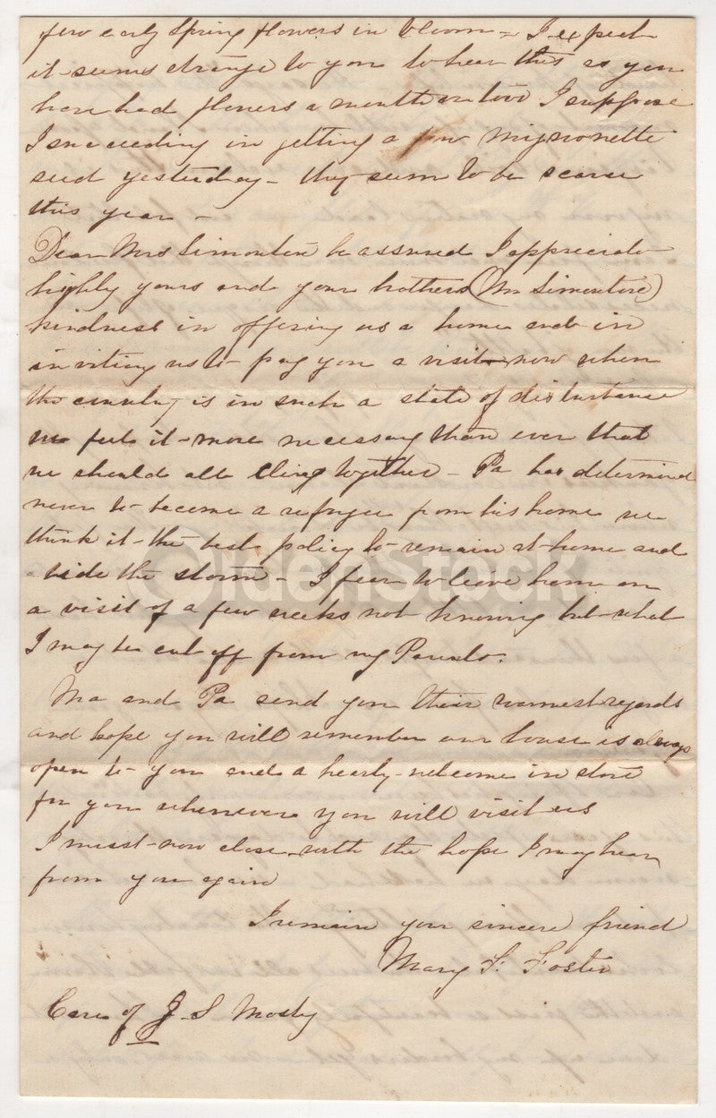 Civil War Battle of Plymouth John Mosby Prisoners Detailed Confederate Life Letter 1864