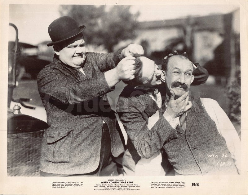 Laurel and Hardy When Comedy Was King Movie Vintage Movie Still Photo