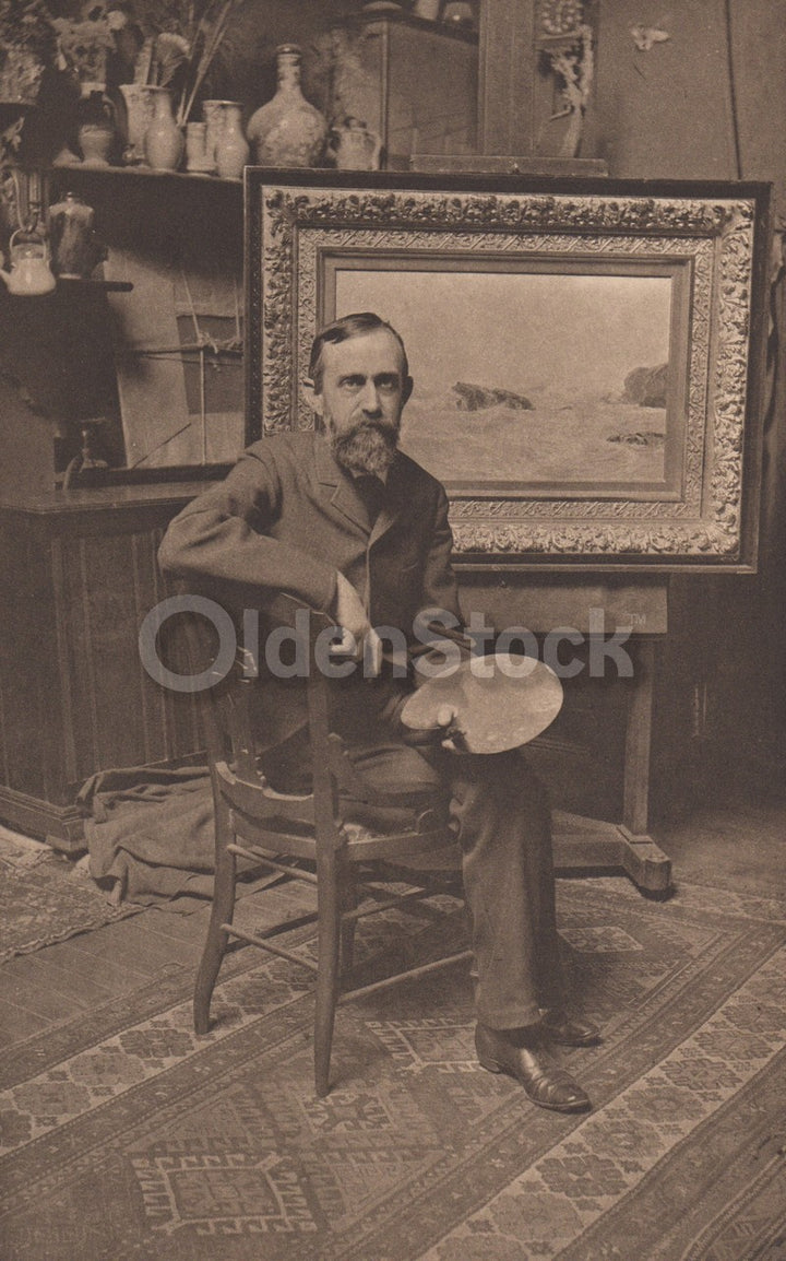 James Craig Nicoll New England Painter Autograph Signed Bennett Photogravure