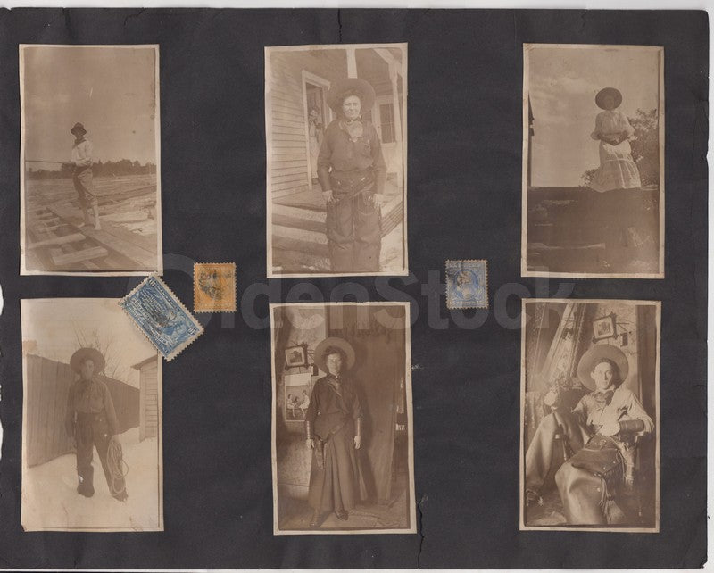 Western Frontier Snapshots and Rare US Washington Bike Messenger Stamps