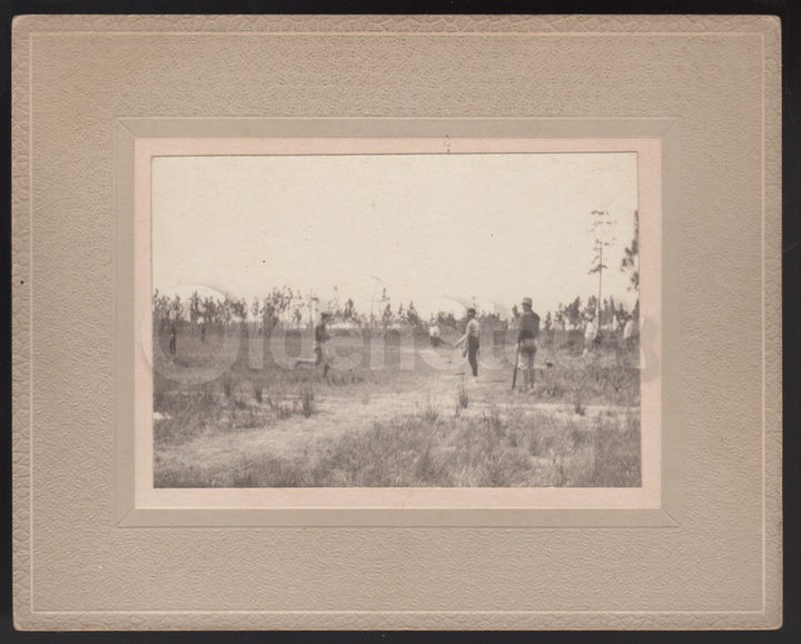 Spanish American War Soldiers Baseball in Cuba Antique Cabinet Photos lot