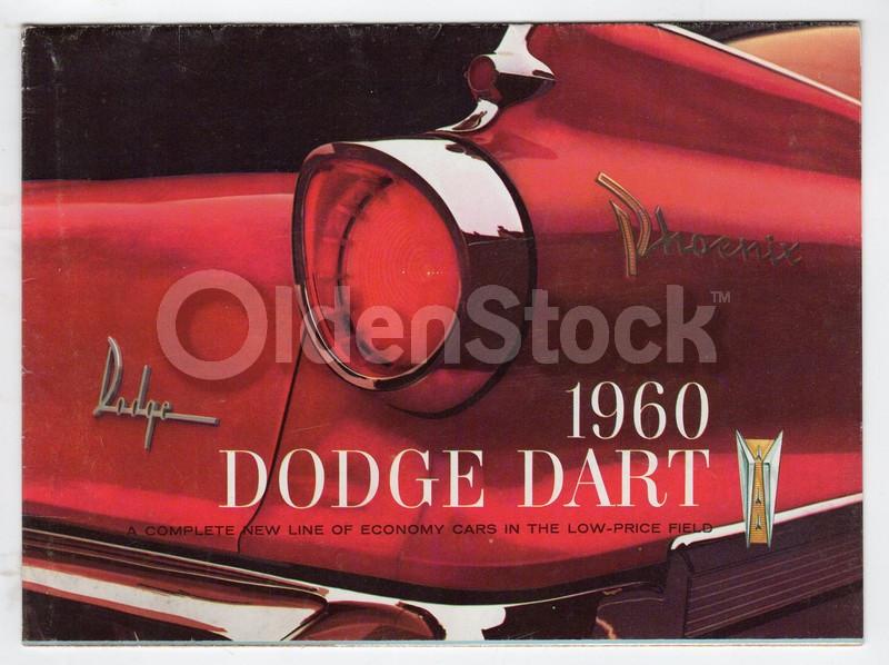 Dodge Dart Classic American Car Vintage 1960s Graphic Advertising Sales Brochure Poster