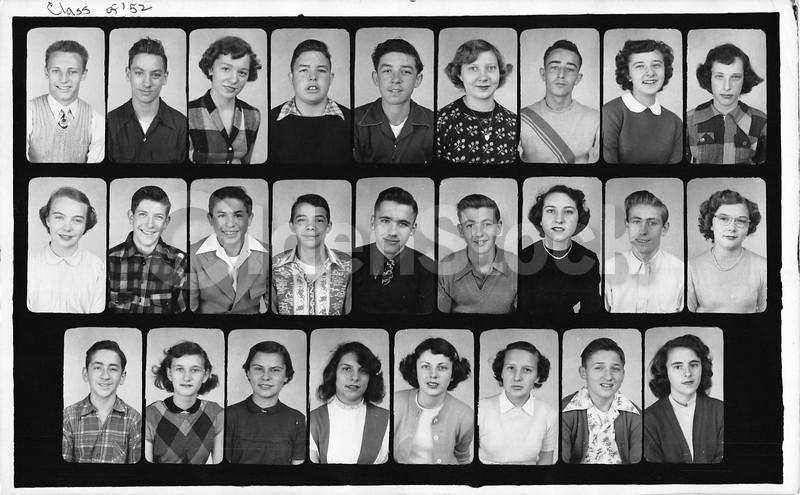 1950s High School Class Picture Vintage Teenage Fashions Class Photo