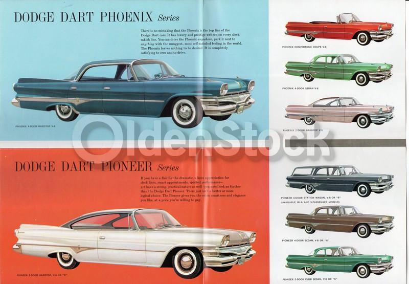 Dodge Dart Classic American Car Vintage 1960s Graphic Advertising Sales Brochure Poster