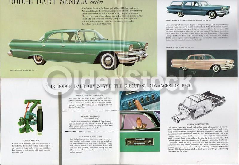 Dodge Dart Classic American Car Vintage 1960s Graphic Advertising Sales Brochure Poster