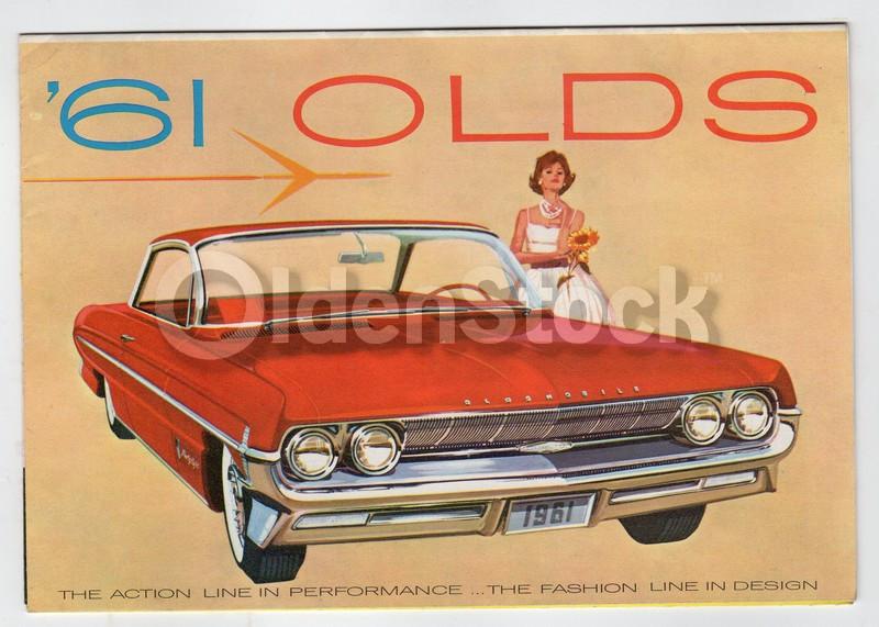Oldsmobile Convertibles F-85 Sports Cars Vintage Graphic Advertising Flyer Poster