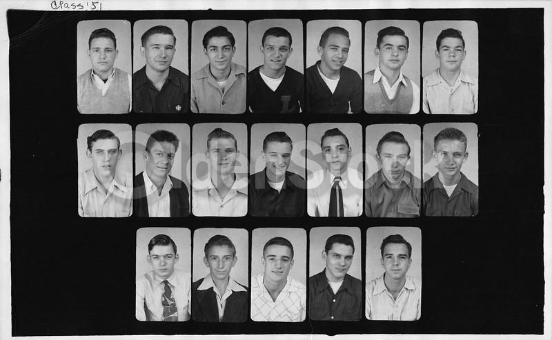 Boys High School Class Picture Vintage 1950s Teenage Fashions Class Photo