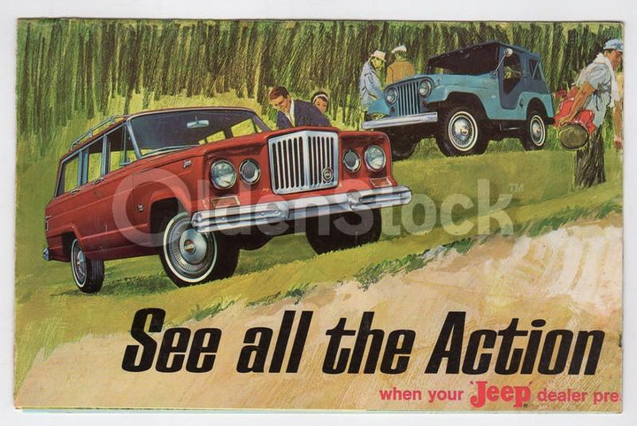 Arnold Palmer 1964 Masters Golf Winner Vintage Jeep Dealership Advertising Flyer