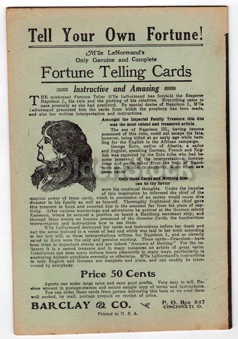 Her Double Life No. 88 Antique Dime Novel Dramatic Story Book 1913