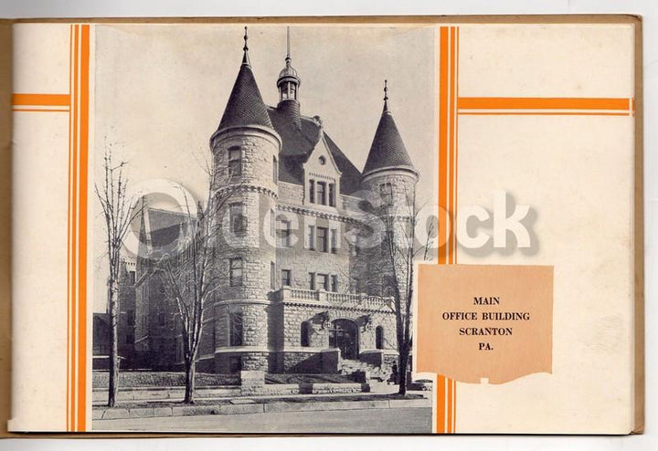 Hudson Coal Company Scranton Lackawanna PA Anthracite Antique Graphic Advertising Book