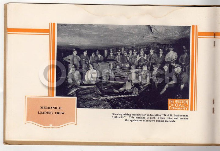 Hudson Coal Company Scranton Lackawanna PA Anthracite Antique Graphic Advertising Book
