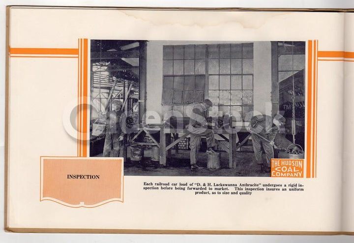 Hudson Coal Company Scranton Lackawanna PA Anthracite Antique Graphic Advertising Book