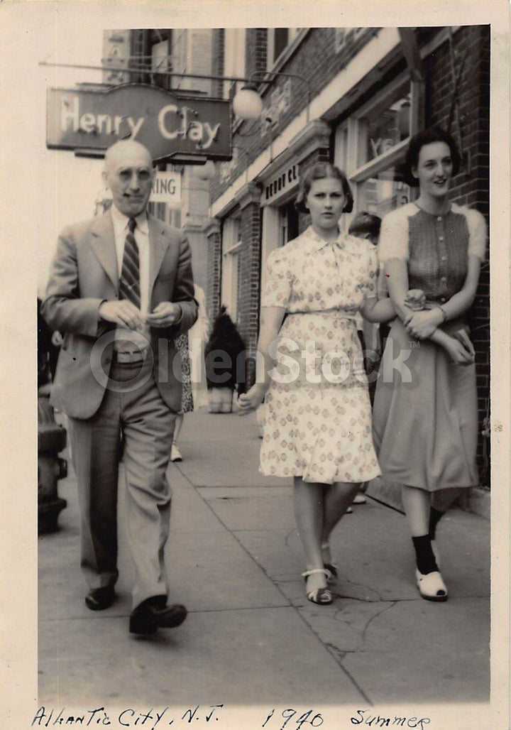 Henry Clay Hotel Atlantic City New Jersey Vintage Snapshot Photograph