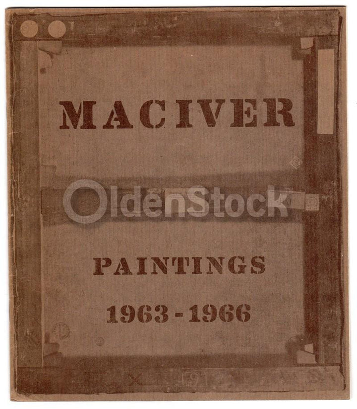 Loren MacIver Paintings & Drawings Vintage Matisse Gallery NY Art Book