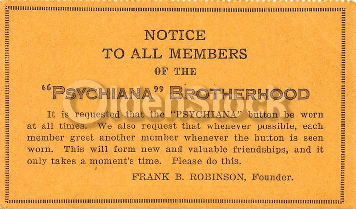 Psychiana Quack Religion Fringe Christianity Antique Advertising Poster Papers lot