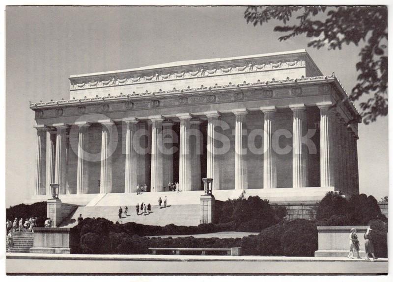 Abraham Lincoln Memorial Washington DC Vintage Educational Travel Brochure
