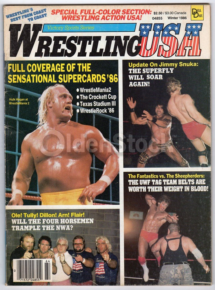 Hulk Hogan WWF WWE Vintage Pro Wrestling USA Magazine May 1986