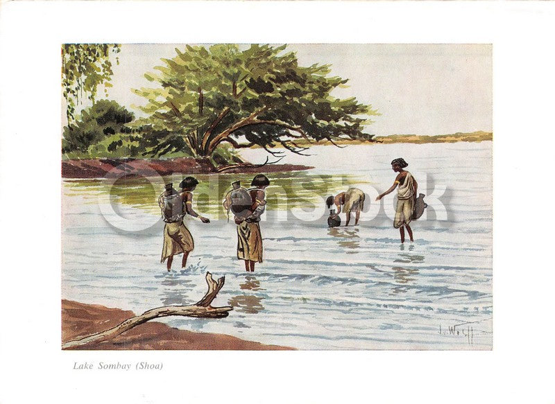 Ethiopian Airlines Vintage Graphic Advertising Inflight Dinner Menu