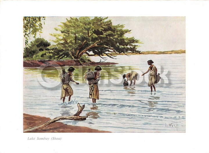 Ethiopian Airlines Vintage Graphic Advertising Inflight Dinner Menu