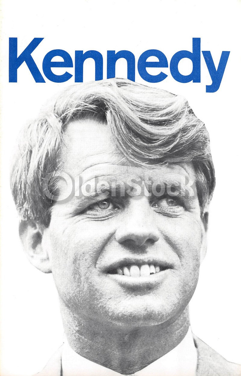 Bobby Kennedy Presidential Campaign Original Political Election Flyer