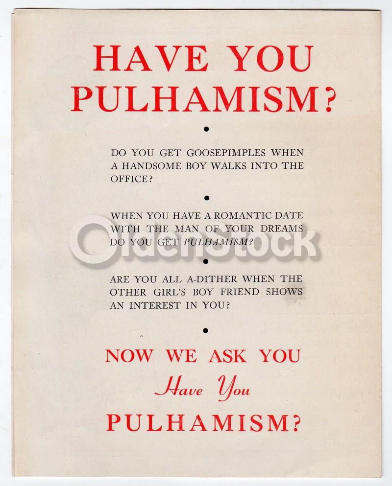 Girls Is Your Beauty Wasted in the Office Vintage HM Pulham Movie Poster Flyer