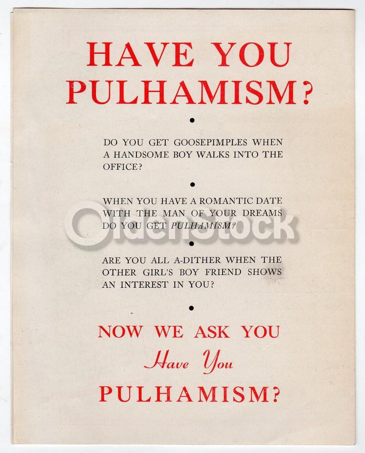 Girls Is Your Beauty Wasted in the Office Vintage HM Pulham Movie Poster Flyer