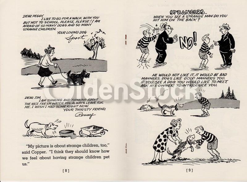 You & Your Dog Vintage Graphic Illustrated Humane Society Educational Book