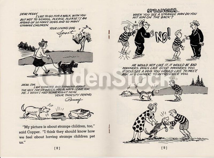 You & Your Dog Vintage Graphic Illustrated Humane Society Educational Book