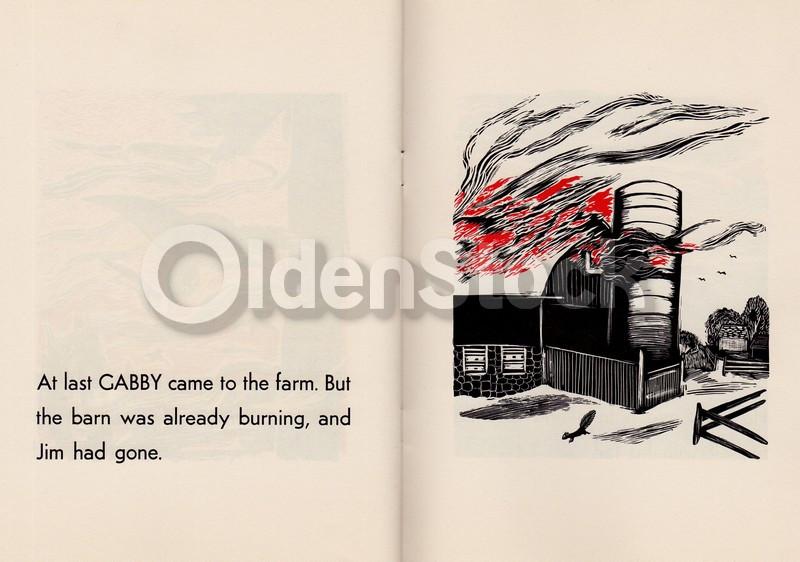 Gabby & the Forest Fires Vintage Graphic Illustrate Wildlife Forestry Childrens Book