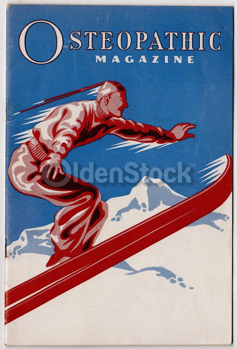 Osteopathic Magazine Vintage Holistic Medicine Illustrated Magazine 1936