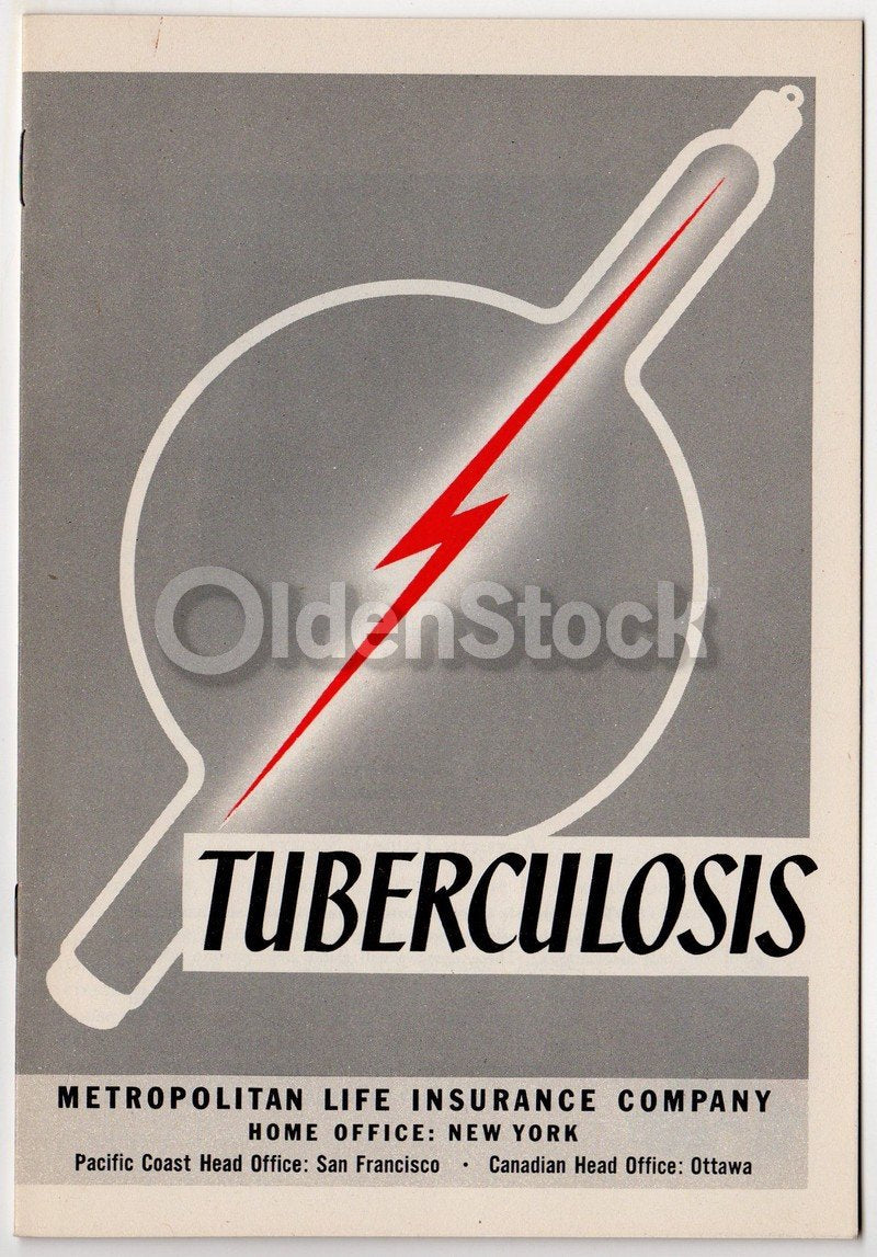 Tuberculosis Consumption MET Life Insurance Vintage Medical Booklet