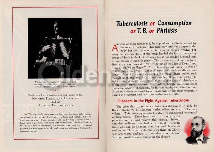 Tuberculosis Consumption MET Life Insurance Vintage Medical Booklet