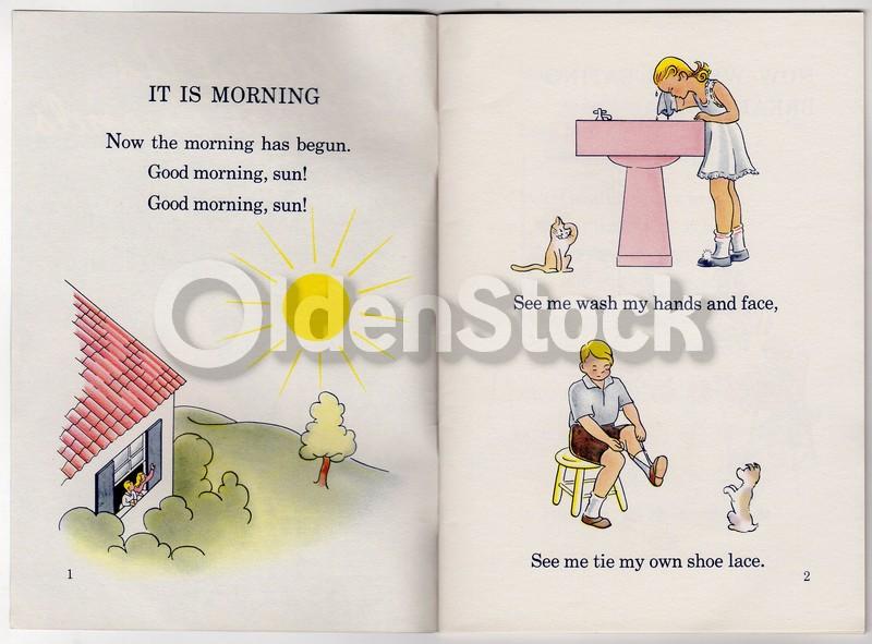 About Us & Our Friends Vintage 1950s Graphic Illustrated Educational Booklet