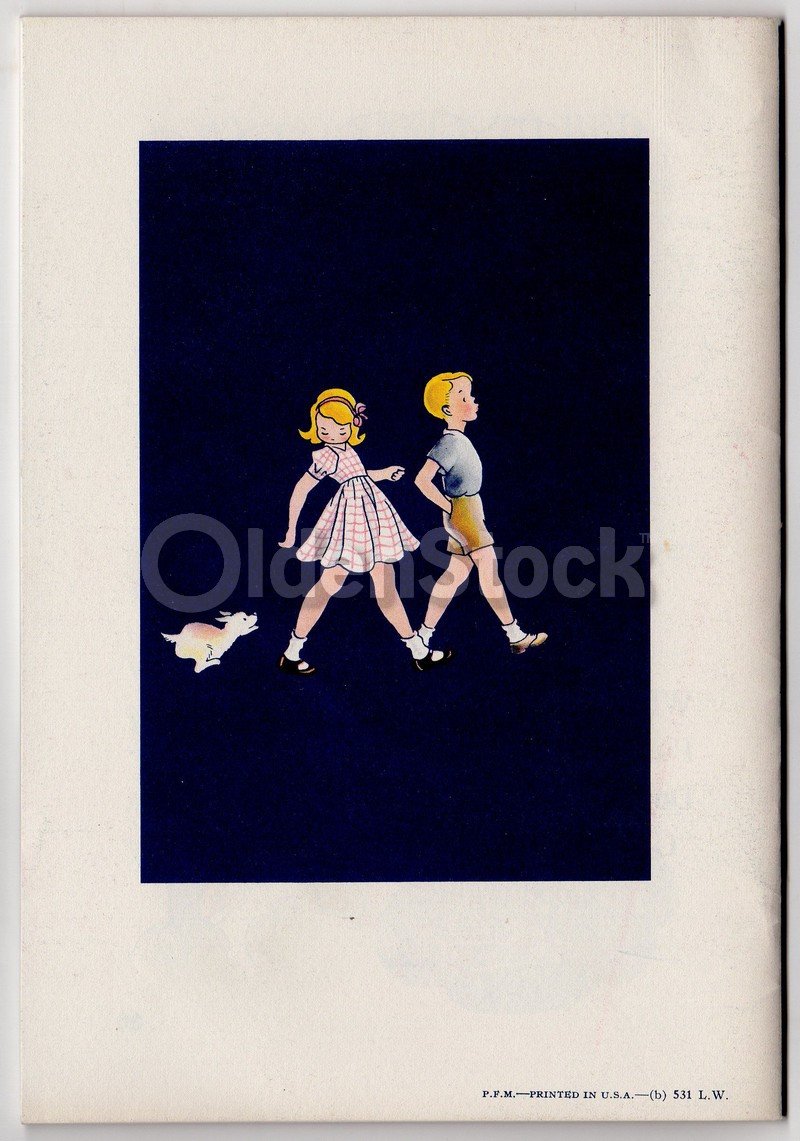 About Us & Our Friends Vintage 1950s Graphic Illustrated Educational Booklet