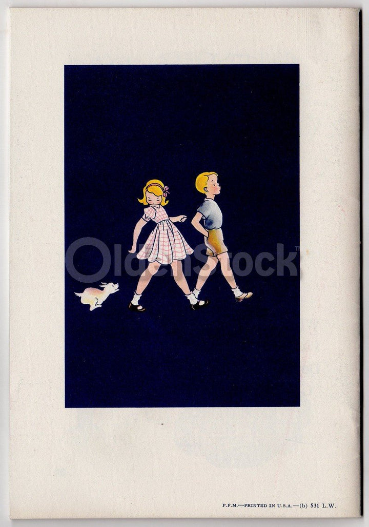 About Us & Our Friends Vintage 1950s Graphic Illustrated Educational Booklet