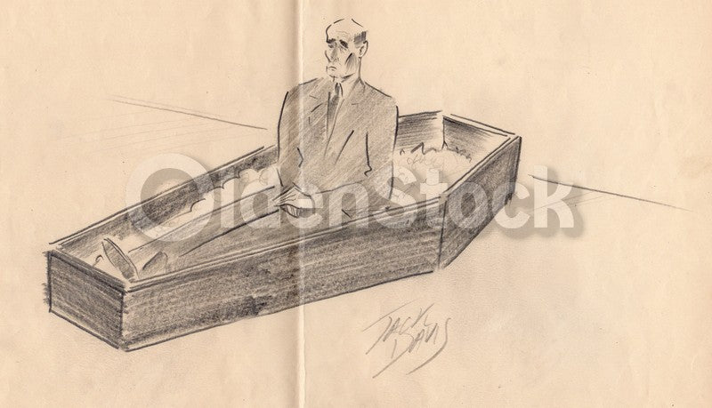 Jack Davis Mad Magazine & Horror Comic Book Artist Original Signed Sketch