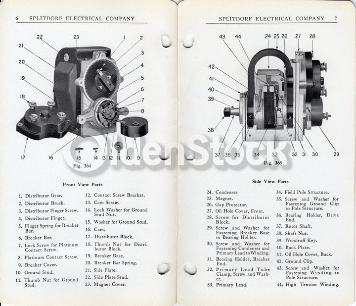 Splitdorf Magneto Ignitions for Mack Trucks Antique Auto Advertising Brochure 1919