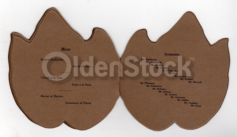 Shades of Hades Satanic Humor Theatre Play Antique College Show Program