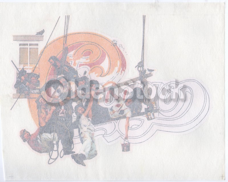 Chicago IX Greatest Hits Vintage 1970s Heat Transfer Iron On Campaign Graphic