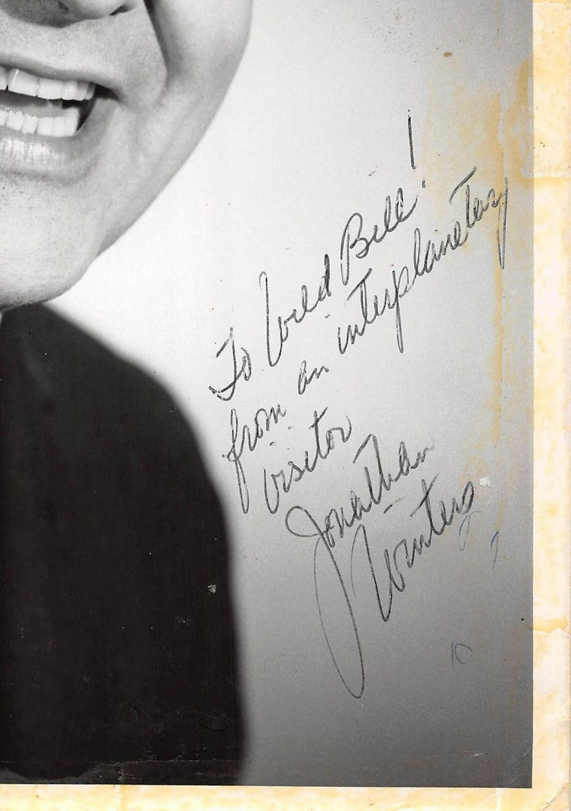 Jonathan Winters Papa Smurf Comedian Actor Original Autograph Signed Promo Photo