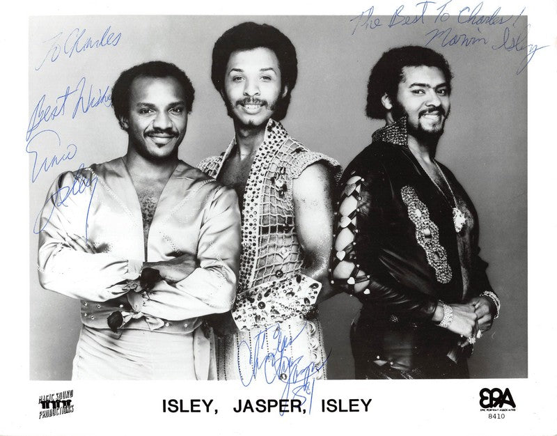 Isley Jasper Isley R&B Music Singers Vintage Autograph Signed Studio Photo